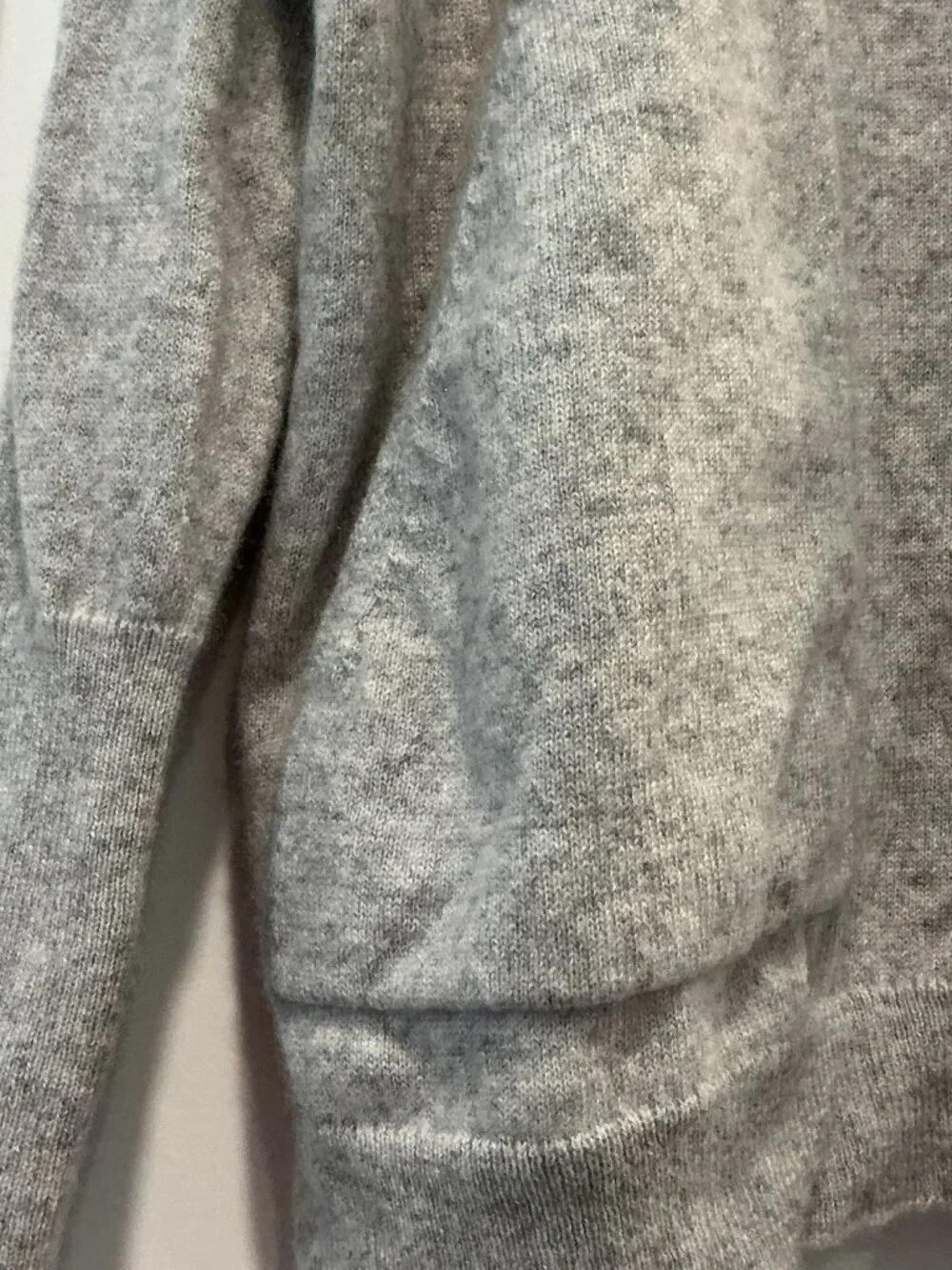 J. Crew Grey Everyday Cashmere Pullover Hoodie